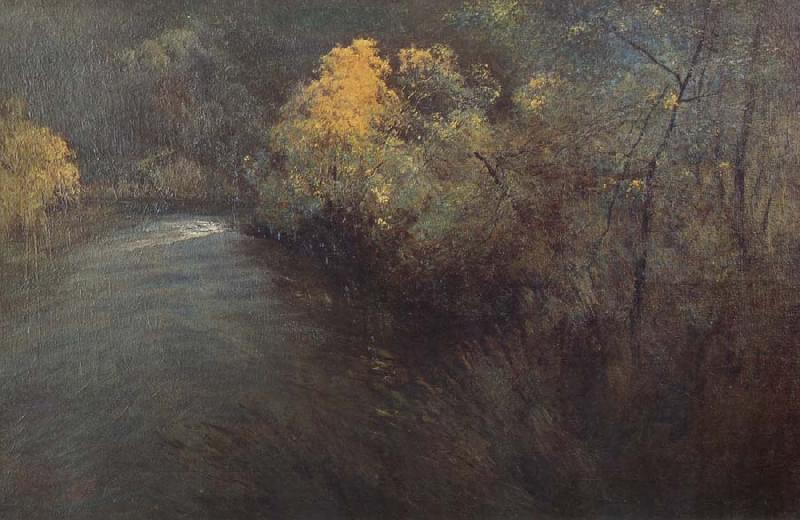 Penleigh boyd Wattle on the Yarra oil painting image